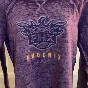 Women's Phoenix Suns Distressed Vintage Look Sweatshirt Size Small S NBA